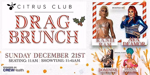 Holiday Drag Brunch at Citrus Club