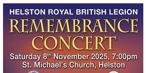 Remembrance concert - Helston Royal British Legion