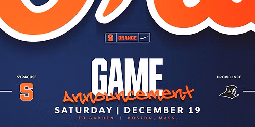 Hall of Fame Series - Syracuse Orange vs Providence Friars at TD Garden