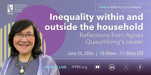 Inequality within and outside the household