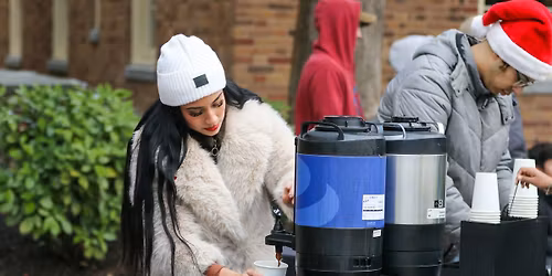 Hot Cocoa Corner at Palmer Square Tree Lighting 