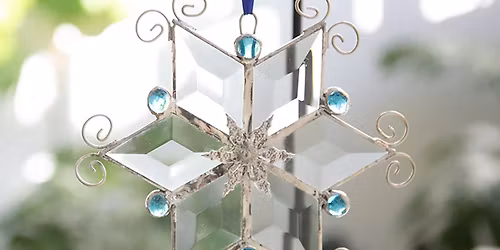 Stained Glass Techniques: Beveled Glass Snowflake