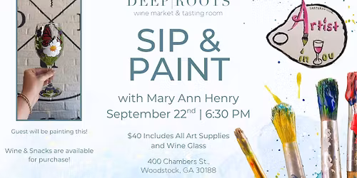 Paint & Sip Woodstock