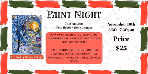 Paint Night with Toni and Nona