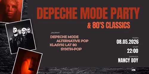 \ud83d\udda4 DEPECHE MODE PARTY & 80\u2019s CLASSICS \ud83d\udda4