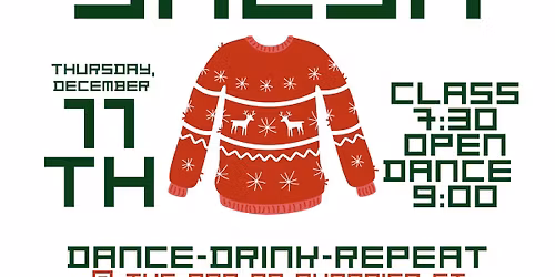 Ugly Christmas Sweater Salsa Night \ud83c\udf84