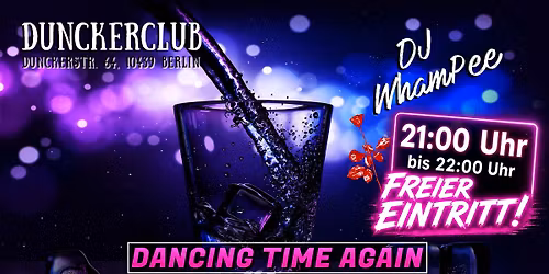 15.05.26 - DJ WhamPee: "DANCING TIME AGAIN" (80's & Depeche Mode)