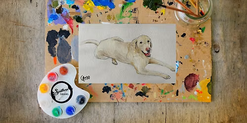 Paint & Sip: Watercolor Pet Portraits at Prodigy Vineyards
