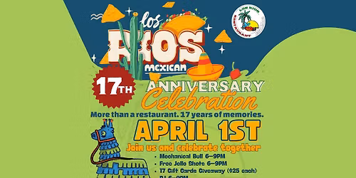 \ud83c\udf89 Los Rios 17th Anniversary Celebration \ud83c\udf89