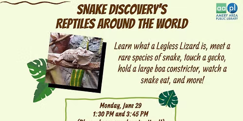 Snake Discovery: Reptiles Around the World