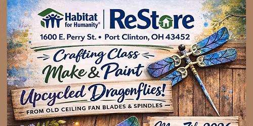 Crafting Class: Make & Paint Upcycled Dragonflies