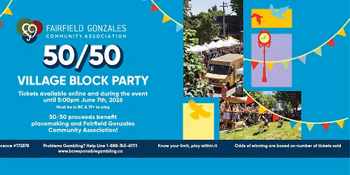 50\/50 Raffle - Village Block Party!