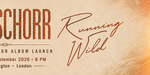 Sari Schorr: Running Wild \u2014 Official London Album Launch