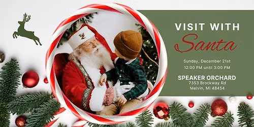Photos With Santa @ Speaker Orchard