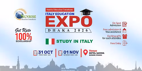 Italy Education Expo Dhaka 2026