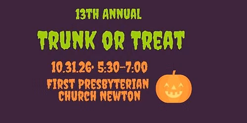 First Presbyterian Church Trunk or Treat