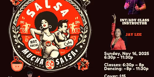 Mucha Salsa+ Nov Party!!