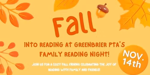 Family Reading Night - Nov 14