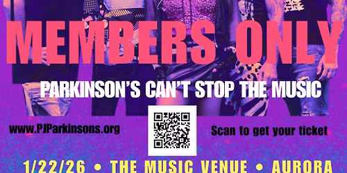 Members Only 80s Band @ The Venue in Aurora - PJ Parkinson's Benefit