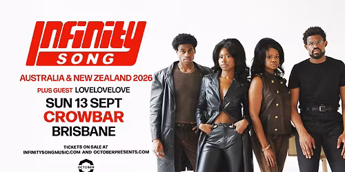 Infinity Song (USA) | Crowbar, Brisbane | 18+