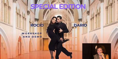 HOLY MILONGA \ud83d\udca3SPECIAL EDITION!!\ud83d\udca3 WS + DEMO Rocio and Dario \ud83c\udfa7Rudy Marie Jeanne\ud83e\udd5f\ud83e\udd5f\ud83e\udd5f