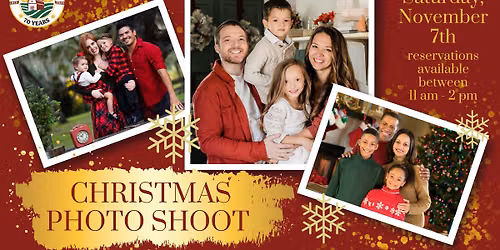 Christmas Themed Family Photos in The Barn Loft
