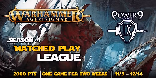 AOS: Matched Play League Season 4