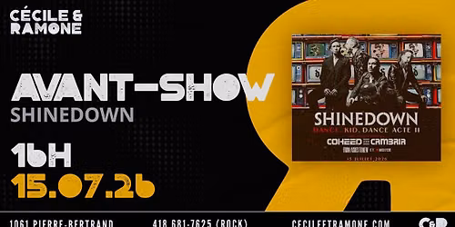 AVANT-SHOW - SHINEDOWN