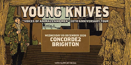 Young Knives ''Voices of Animals and Men'' 20th Anniversary Tour | Brighton