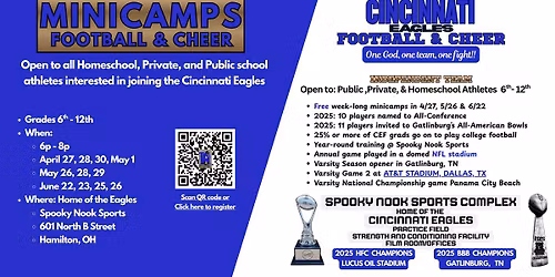 Free Football & Cheer Minicamps