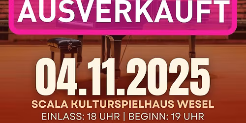 Die Musik von Ludovico Einaudi \u2013 Tribute-Klavierkonzert +++AUSVERKAUFT+++