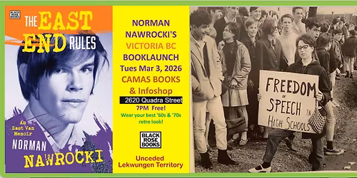 Norman Nawrocki\u2019s Memoir Victoria Camas Books Booklaunch