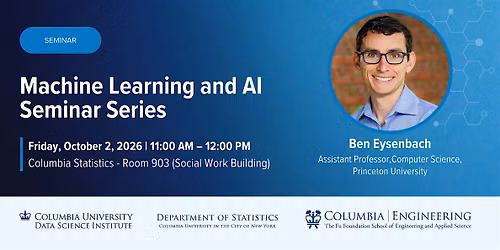 ML\/AI Seminar: Ben Eysenbach, Princeton University