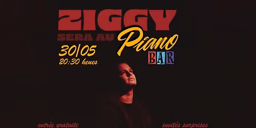 Ziggy en concert au Piano Bar