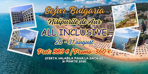 🌊☀️ SEJUR NISIPURILE DE AUR – HOTEL ARENA MAR ☀️🌊