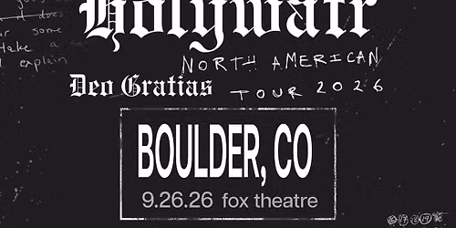 Holywatr with Mercury | Fox Theatre