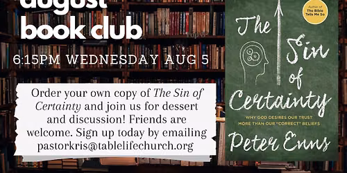 August Book Club