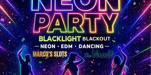 Blacklight Blackout Party