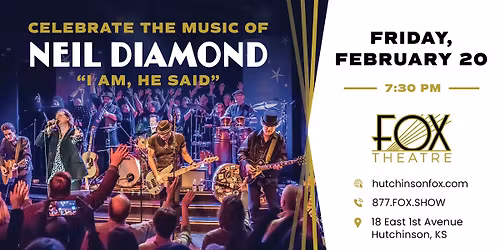 Celebrate Neil Diamond: "I Am, He Said"