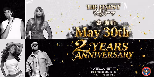 THE FINEST RNB JAMZ 2 YEARS ANNIVERSARY| SA 30 MAY | FRANKFURT