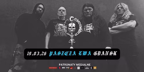 CONDEMNED AD (thrash metal, Szwecja) + support \/ 19.03.26, Gda\u0144sk