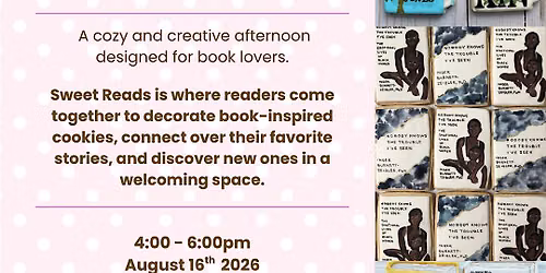 Sweet Reads: A Book & Cookie Social