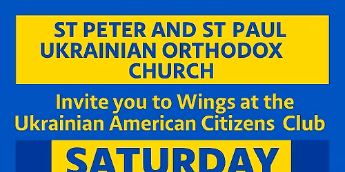 Chicken Wings Night Fundraiser