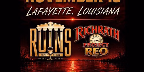 Richrath Project REO Playing the Music of REO Speedwagon @ The Ruins Nightclub 
