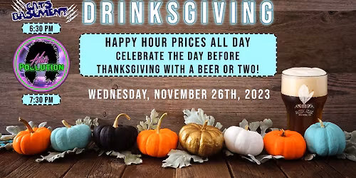 Drinksgiving @ Rustic Leaf Brewing Co.