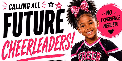 Beginner Cheer Clinic for girls ages 5\u201312