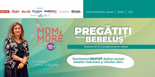 MOM&MORE: Preg\u0103ti\u021bi pentru bebelu\u0219 - \u00cengrijirea sarcinii \u0219i preg\u0103tirea pentru na\u0219tere