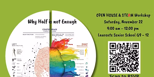 Open House & STEAM Workshop: Why half Is Not Enough