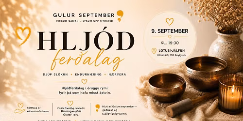 Gulur September - Hlj\u00f3\u00f0fer\u00f0alag