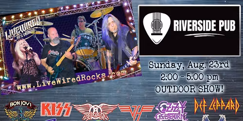 Live Music - OUTDOOR SHOW - Riverside Pub, Agawam - 08\/23\/2026 - 2:00 - 5:00 pm
